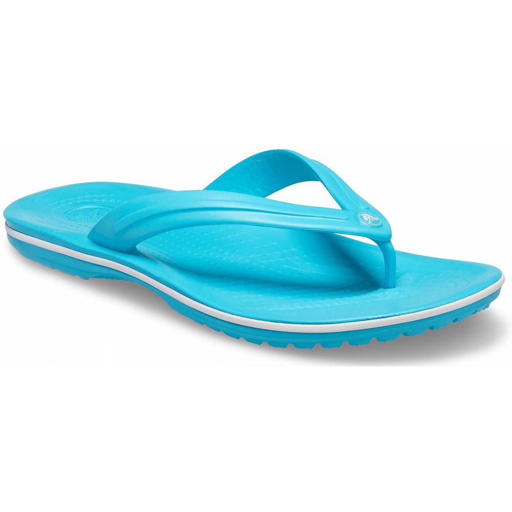 Tong Crocs Crocband™ Femme Aqua | France 0194SGLO